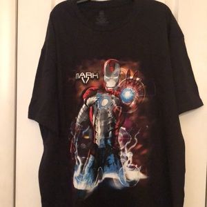 T-shirt Iron Man Mark V mens new size XL cotton black short sleeves